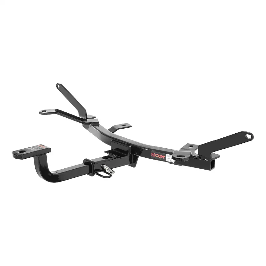CURT 113293 Class 1 Trailer Hitch with Ball Mount, 1-1/4-In Receiver, Fits Select Ford Fusion, Lincoln MKZ, Zephyr, Mazda 6, Mercury Milan