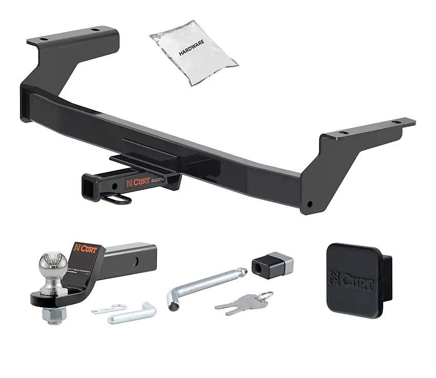 20 - 24 Mazda CX-30 -- 1.25in. CURT Trailer Hitch + Ball Mount + Cover + Lock Kit by CURT HWA1807