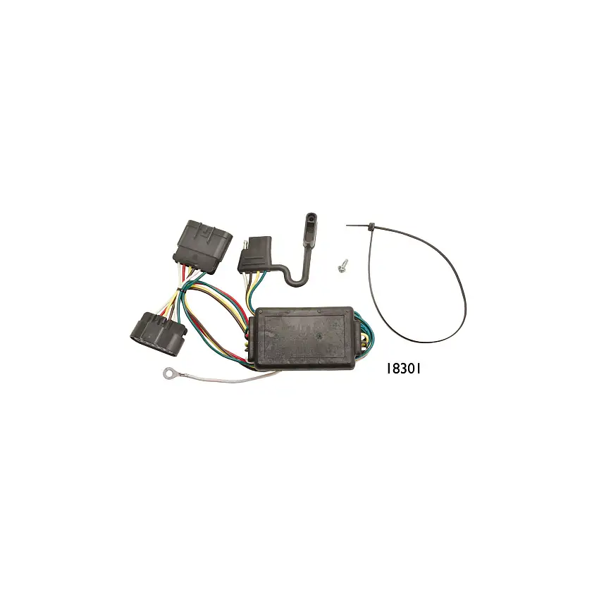 Tekonsha T-One T-Connector Harness, 4-Way Flat, w/Circuit Protected Converter TK118301