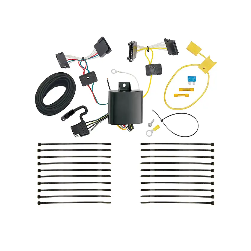 Tekonsha T-One T-Connector Harness, 4-Way Flat, w/Circuit Protected ModuLite HD Module TK118649