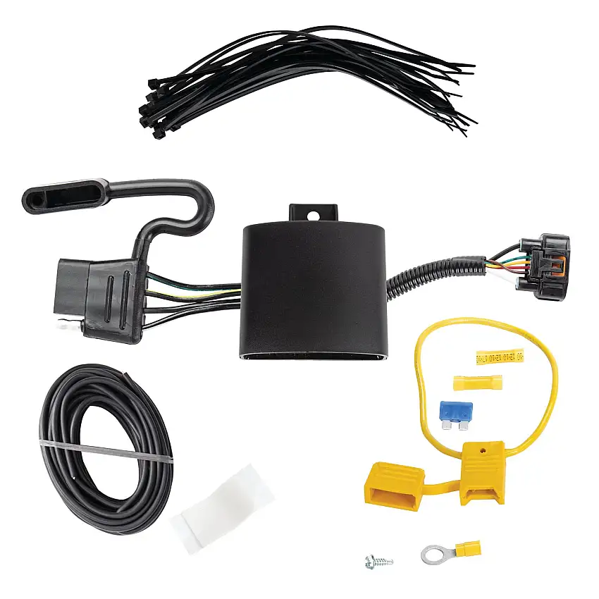 Tekonsha T-One T-Connector Harness, 4-Way Flat, w/Circuit Protected ModuLite HD Module TK118784