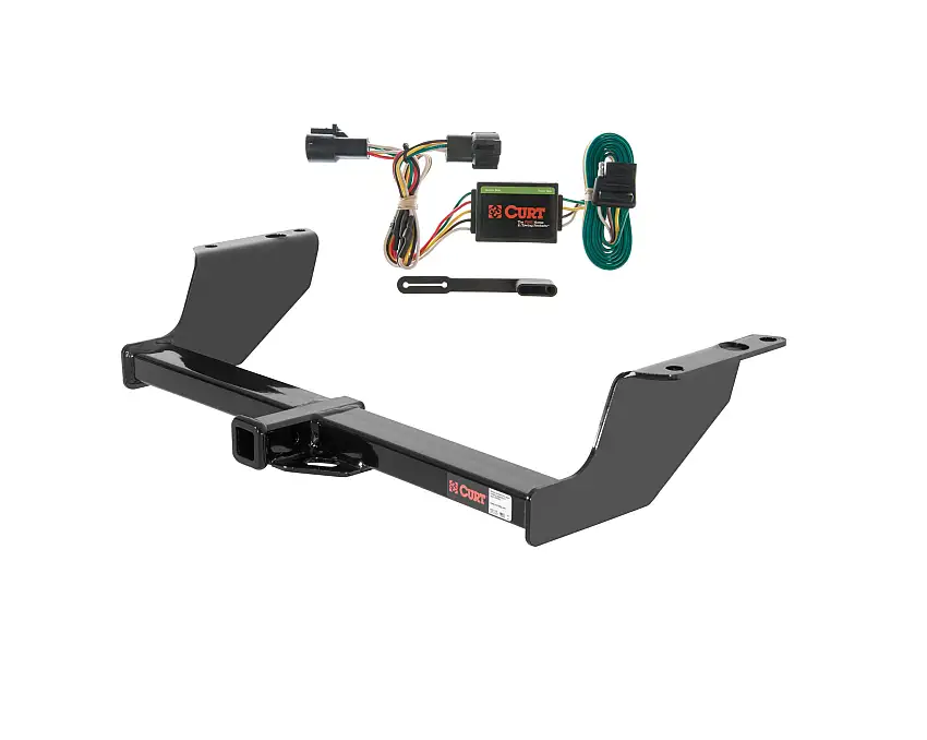 01 - 08 Mazda B2300 01 - 05 models are no drill Curt 1-1/4", Class 2 Trailer Tow Hitch + 4-flat Wiring Kit 12012