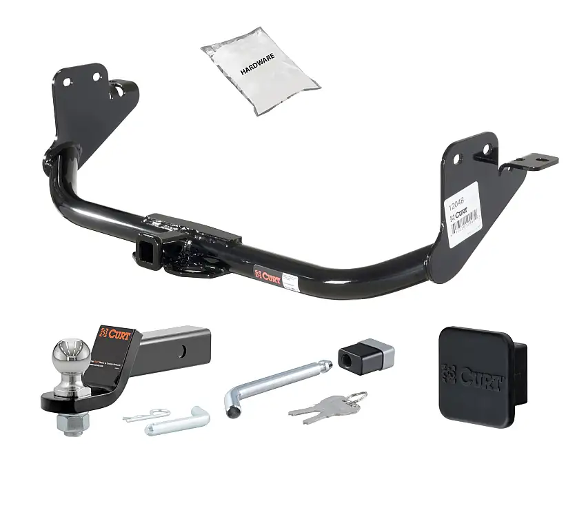 11 - 24 Mitsubishi Outlander Sport -- 1.25in. CURT Trailer Hitch + Ball Mount + Cover + Lock Kit by CURT HWA1994