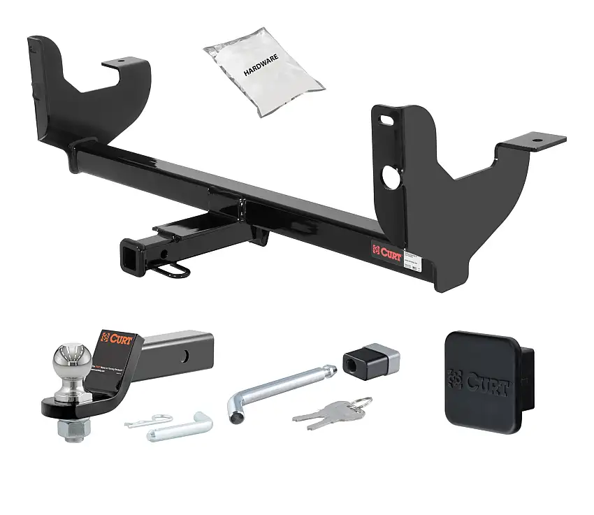 07 - 09 Saturn Aura -- 1.25in. CURT Trailer Hitch + Ball Mount + Cover + Lock Kit by CURT HWA2228