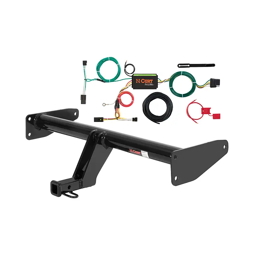 13 - 15 Chevrolet Captiva Sport Curt 1-1/4", Class 2 Trailer Tow Hitch + 4-flat Wiring Kit 12095