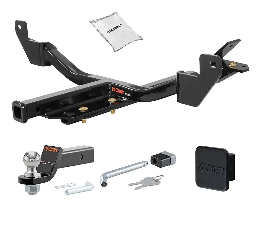 13 - 15 Chevrolet Malibu Sedan 1.25in. CURT Trailer Hitch + Ball Mount + Cover + Lock Kit by CURT HWA400
