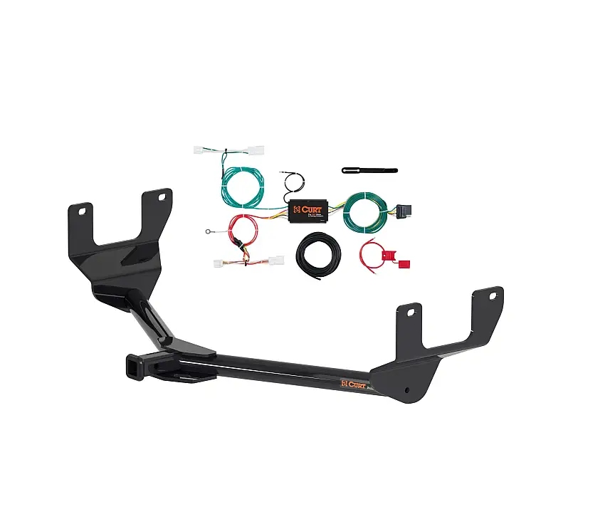17 - 21 Lexus NX300h Curt 1-1/4", Class 2 Trailer Tow Hitch + 4-flat Wiring Kit 12172
