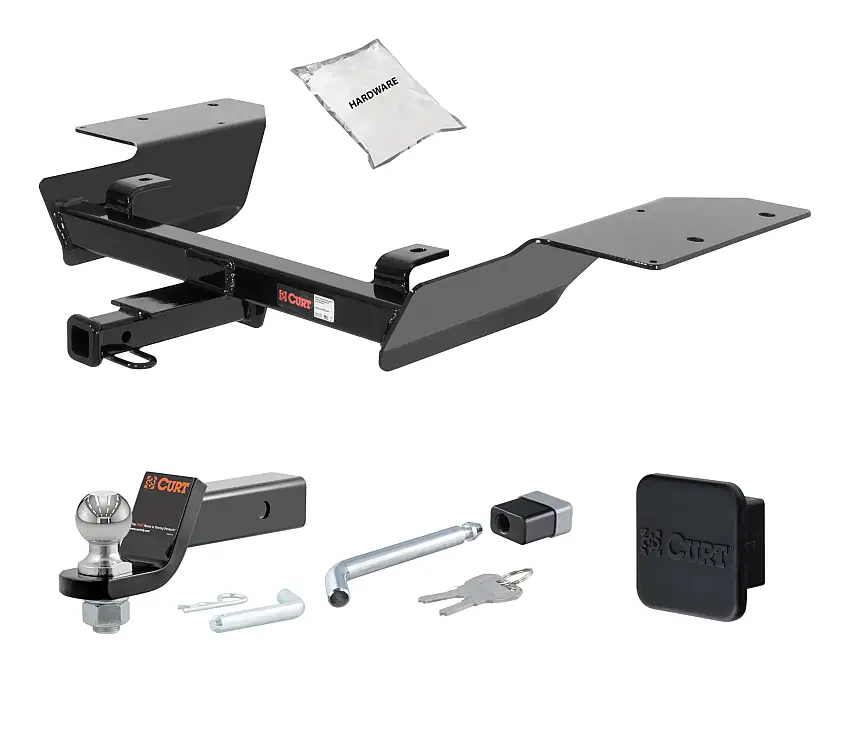 00 - 13 Chevrolet Impala -- 1.25in. CURT Trailer Hitch + Ball Mount + Cover + Lock Kit by CURT HWA360