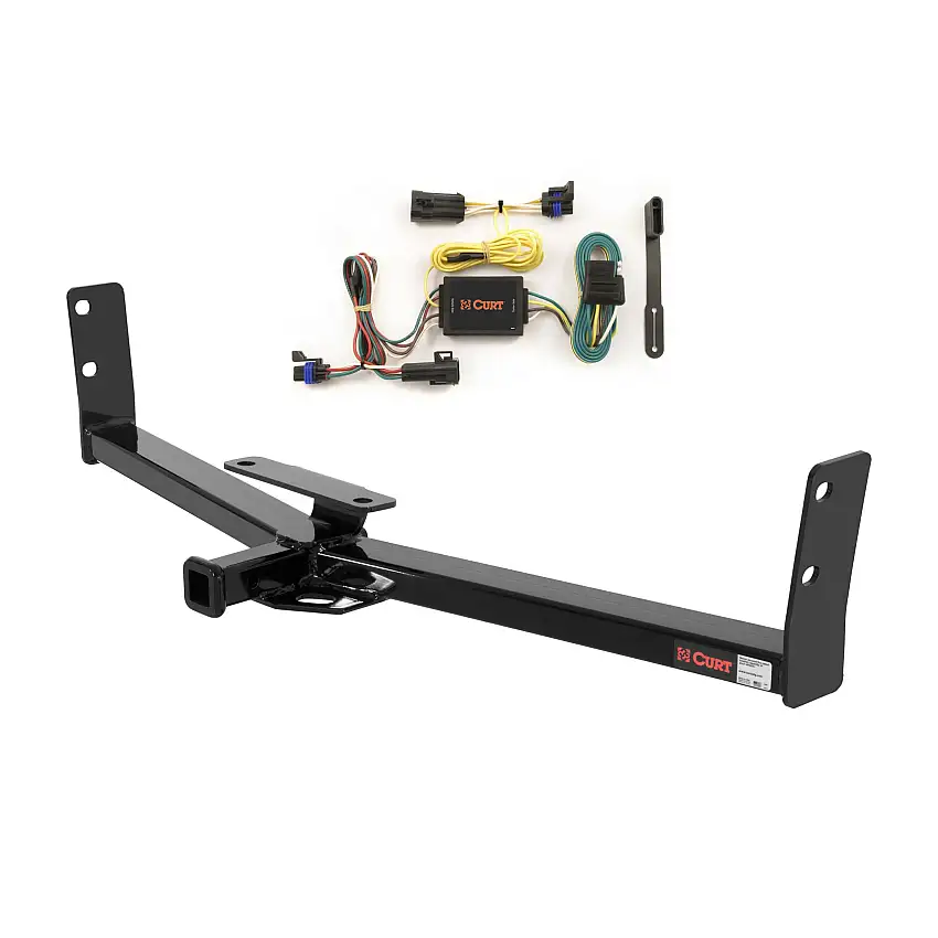 02 - 07 Saturn Vue Curt 1-1/4", Class 2 Trailer Tow Hitch + 4-flat Wiring Kit 12291