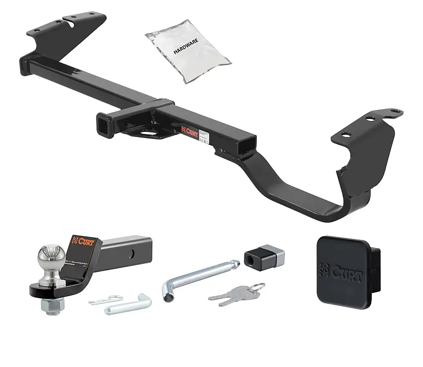 02 - 06 Lexus ES330 -- 1.25in. CURT Trailer Hitch + Ball Mount + Cover + Lock Kit by CURT HWA1662