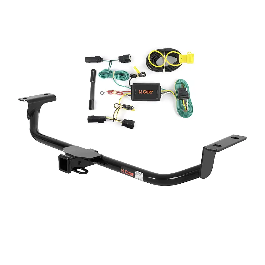 10 - 16 Lincoln MKT Excluding EcoBoost Curt 2", Class 3 Trailer Tow Hitch + 4-flat Wiring Kit 13000