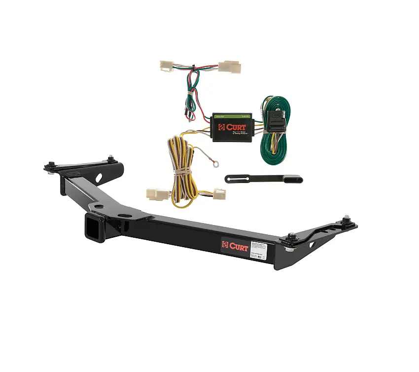 96 - 02 Toyota 4Runner Curt 2", Class 3 Trailer Tow Hitch + 4-flat Wiring Kit 13087