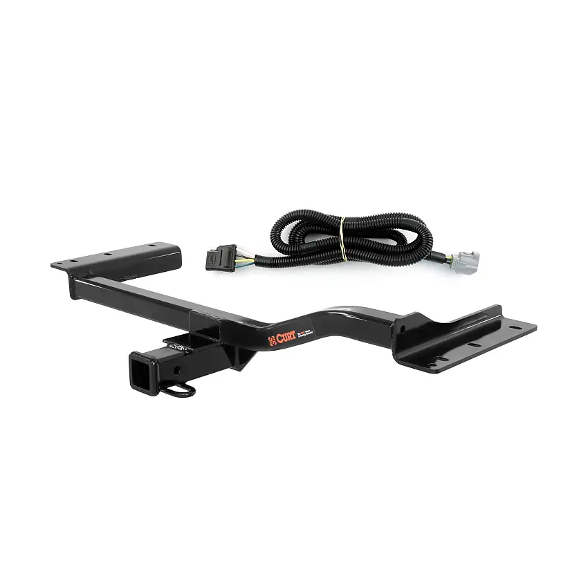 10 - 15 Lexus RX450h Curt 2", Class 3 Trailer Tow Hitch + 4-flat Wiring Kit 13143