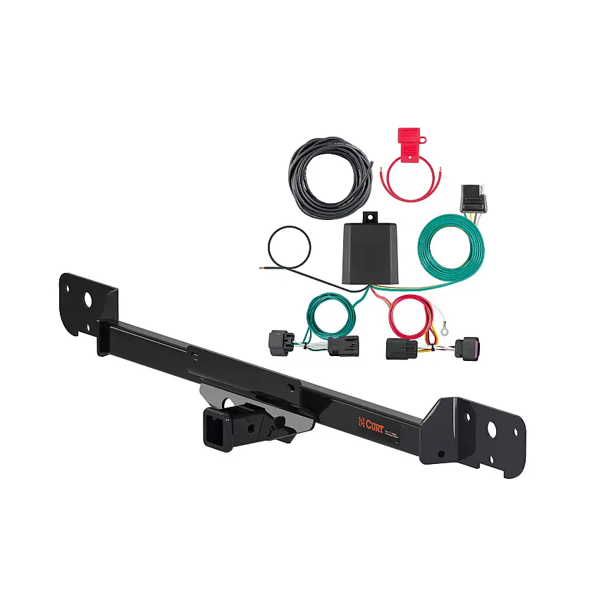 14 - 21 Ram ProMaster 3500 Curt 2", Class 3 Trailer Tow Hitch + 4-flat Wiring Kit 13295