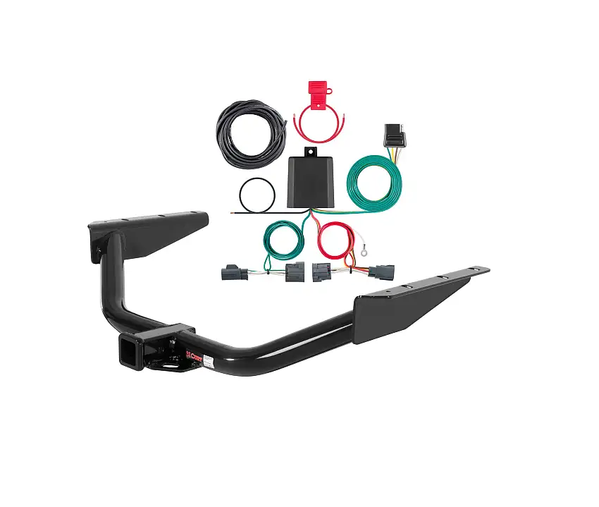 07 - 12 Dodge Nitro Curt 2", Class 3 Trailer Tow Hitch + 4-flat Wiring Kit 13334