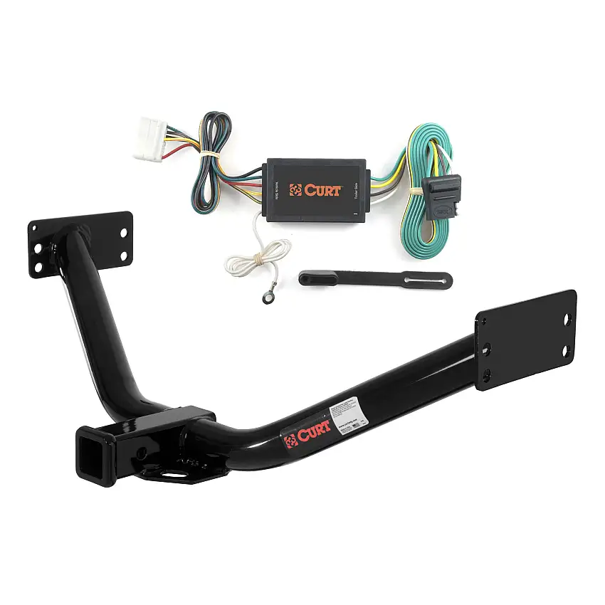07 - 13 Acura MDX Curt 2", Class 3 Trailer Tow Hitch + 4-flat Wiring Kit 13354