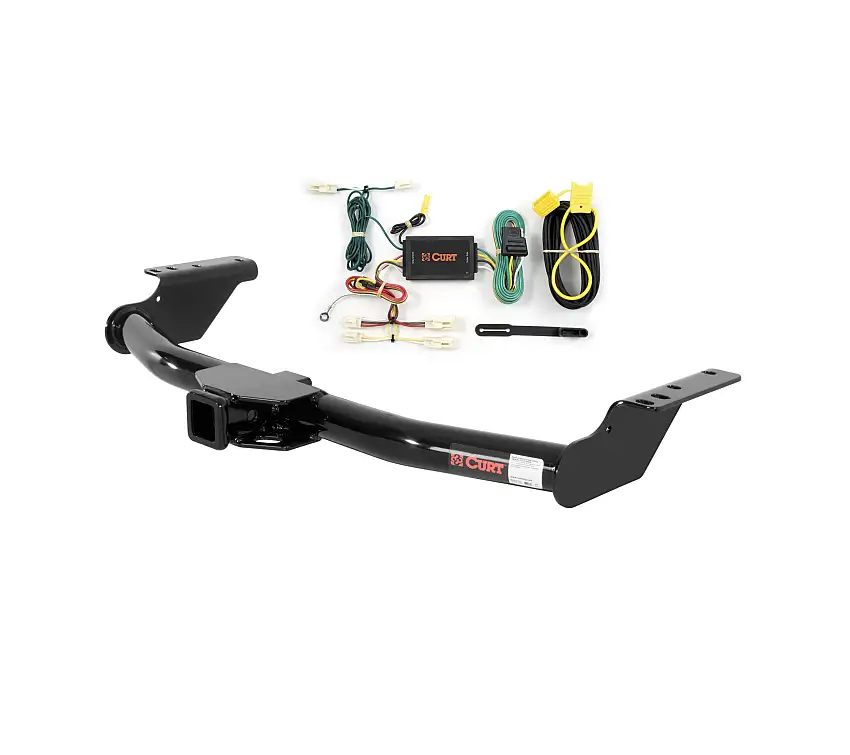 07 - 14 Toyota FJ Cruiser Curt 2", Class 3 Trailer Tow Hitch + 4-flat Wiring Kit 13367