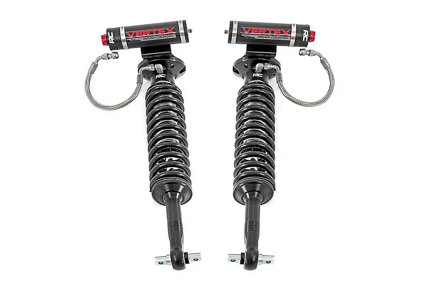 Rough Country Vertex 2.5 Adjustable Coilovers Front 6.5-7.5" For 14-25 Ford F-150 2WD 689004_A