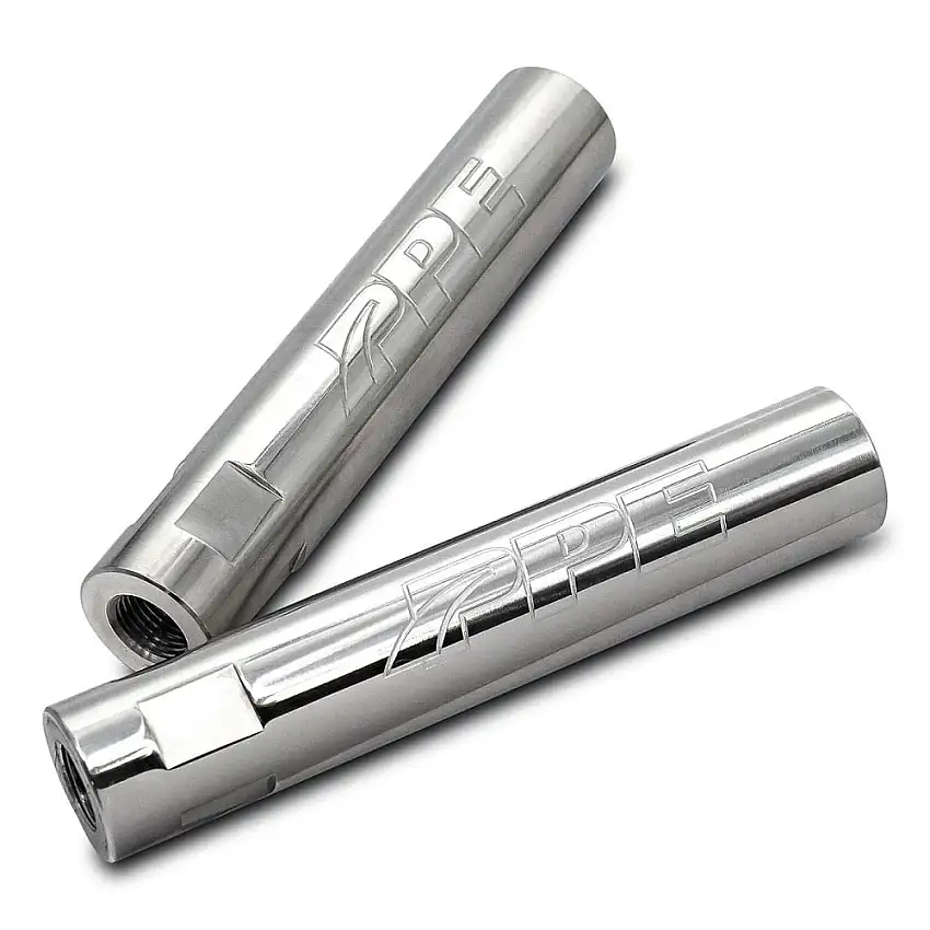 PPE Polished 304 Stainless Steel Tie Rod Sleeves for 11-25 GM 2500HD / 3500