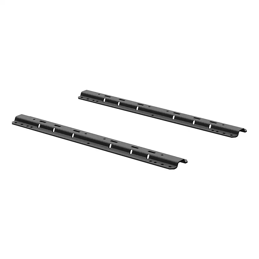 CURT Universal 5th Wheel Base Rails, 25K (Carbide Black) Truck Bed Side Rail