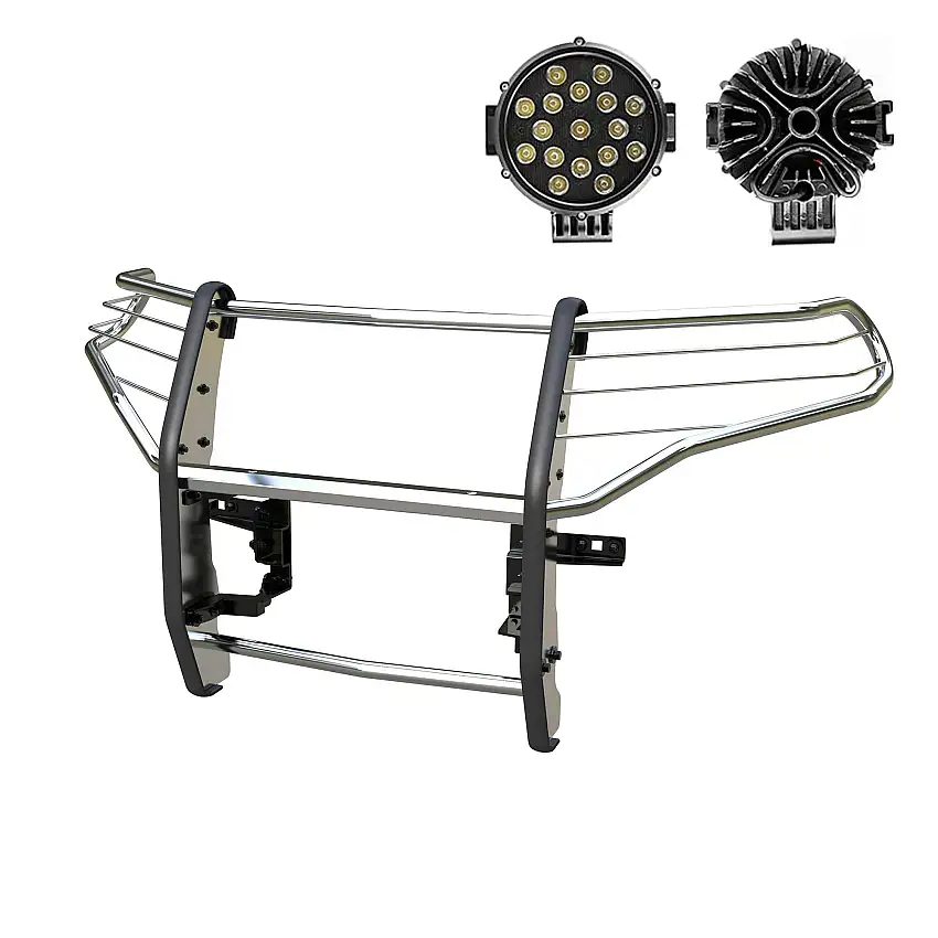 Black Horse Off Road 17FJ31MSS-PLB Grille Guard Kit