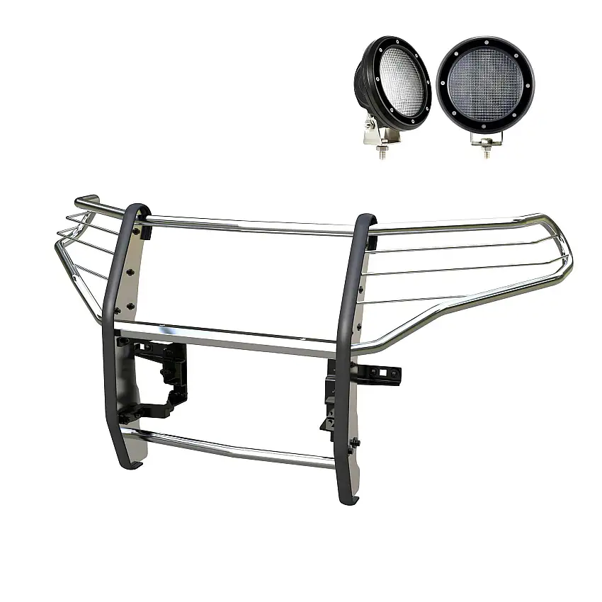 Black Horse Off Road 17FJ31MSS-PLFB Grille Guard Kit