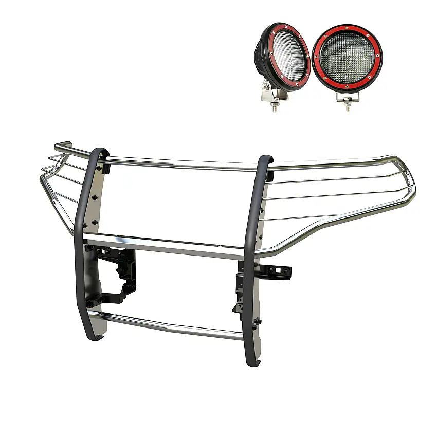 Black Horse Off Road 17FJ31MSS-PLFR Grille Guard Kit