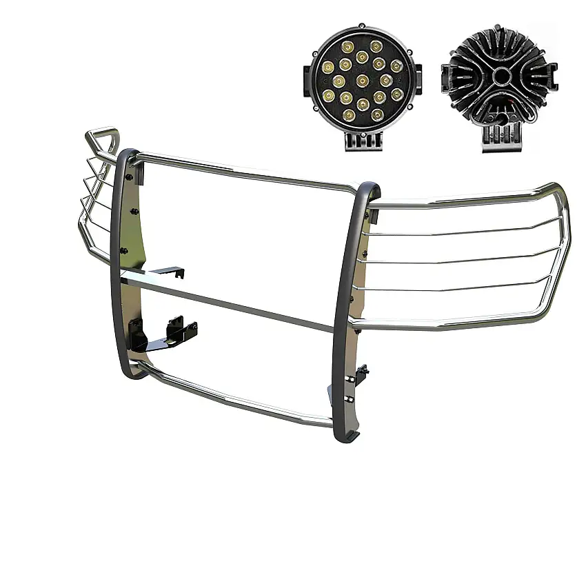 Black Horse Off Road 17GT29MSS-PLB Grille Guard Kit