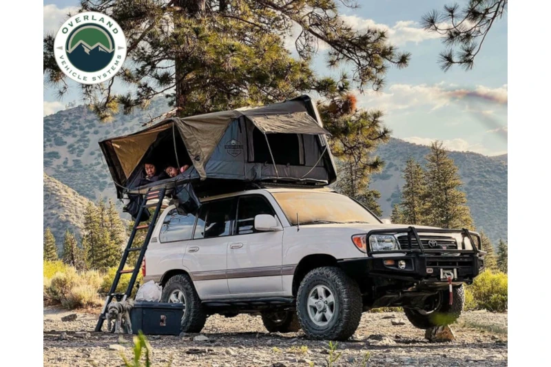 Overland Vehicle Systems Bushveld II 2+ Person Hard Shell Roof Top Tent | 18189901