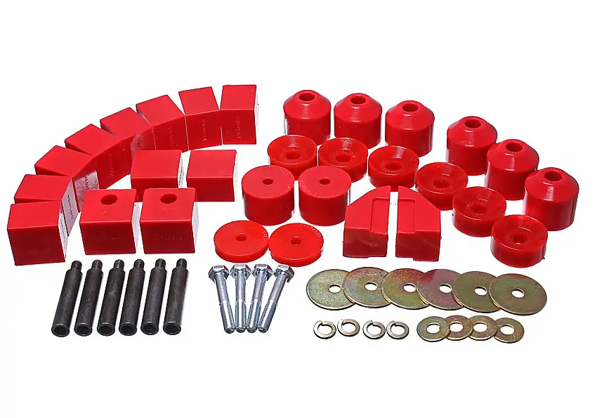 Energy Suspension 1.4102R BODY MOUNT SET 1in. LIFT