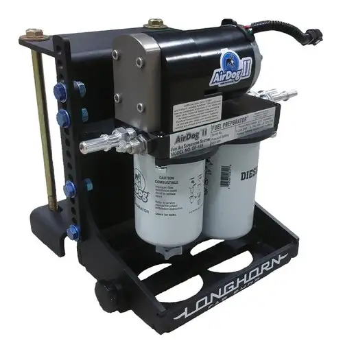 Longhorn Fab Heavy Duty Airdog Mount & Skid Plate For 2001-2010 Gm 6.6l Duramax * 200997