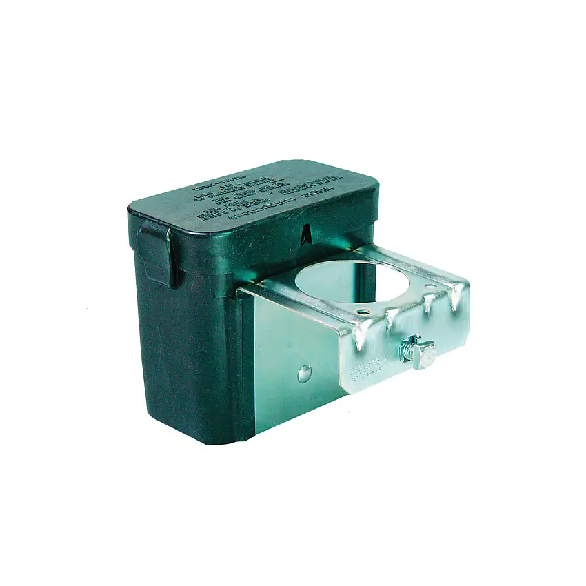 Tekonsha Breakaway Post Mount Battery Box (Plastic) with Partition for Shur-Set III (Includes Mounting Bracket)