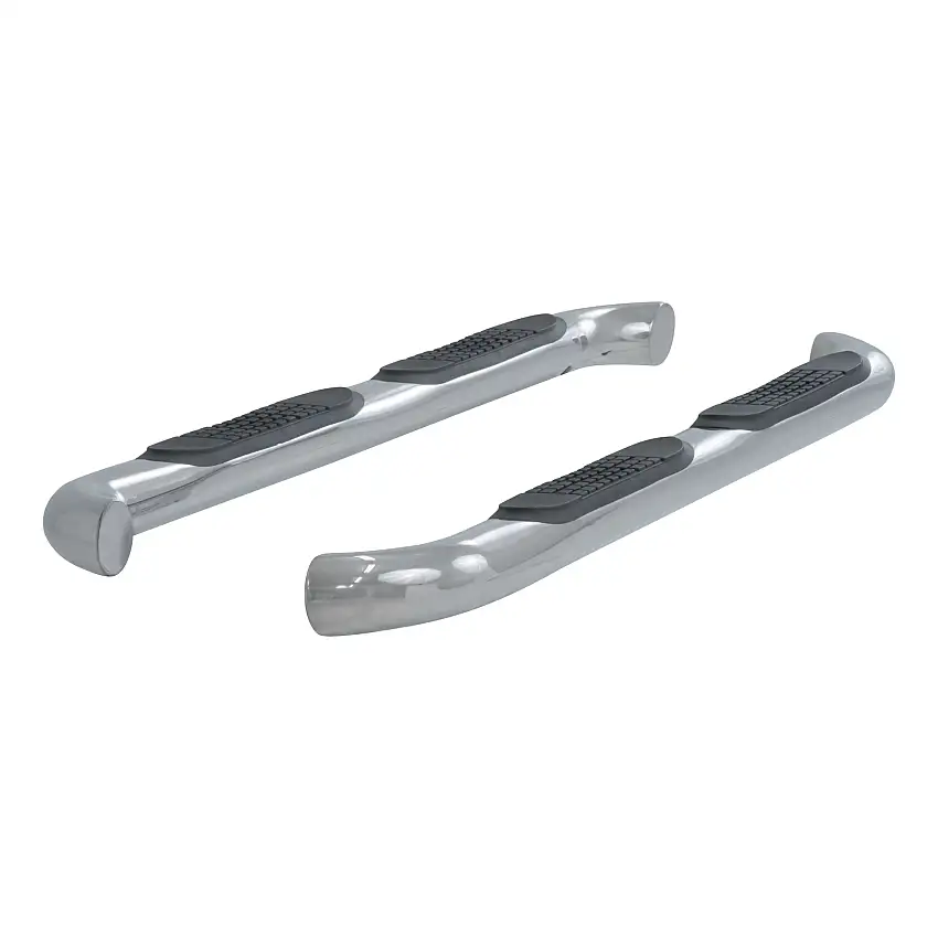 ARIES 202008-2 3-Inch Round Polished Stainless Steel Nerf Bars, No-Drill, Fits Select Toyota Tacoma
