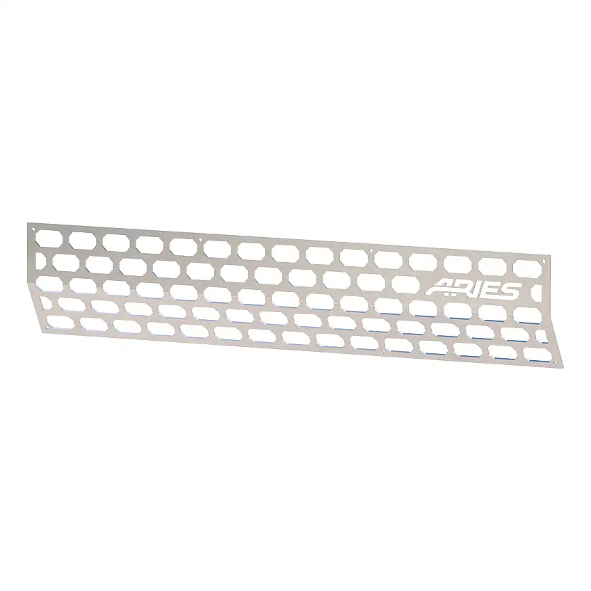 ARIES 2055192 AdvantEDGE Paintable Aluminum Cover Plate for Bull Bar without LEDs
