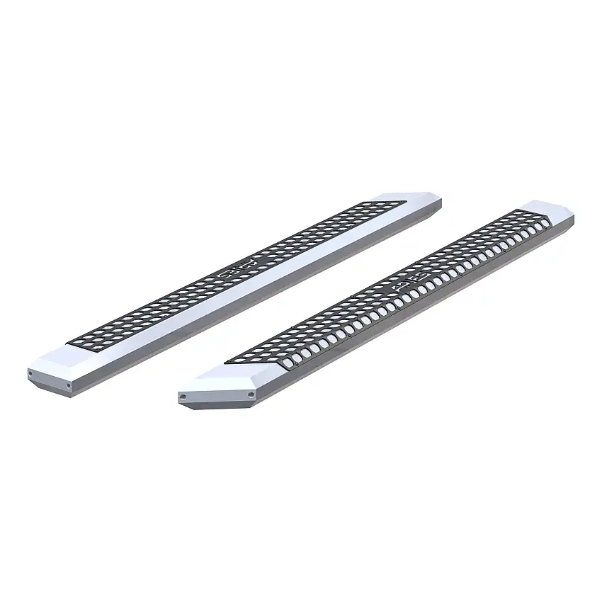 ARIES AdvantEDGE 5-1/2" x 85" Chrome Aluminum Side Bars (No Brackets) Step Nerf Bar Kit