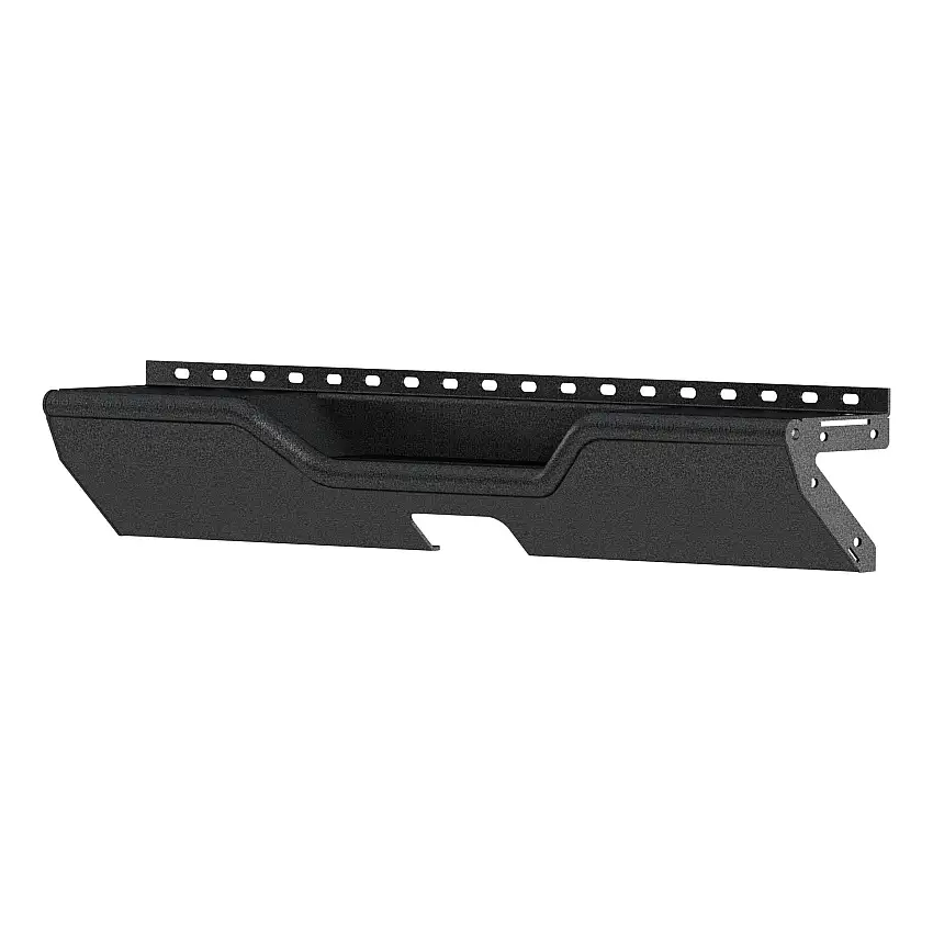 ARIES 2081025 TrailChaser Black Aluminum Rear Bumper Center Section Only, Select Jeep Wrangler JL