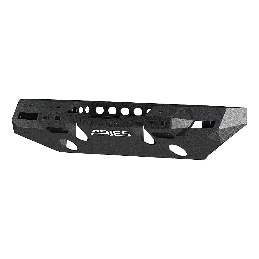 ARIES 2082072 TrailChaser Black Steel Front Bumper with Winch Mount, Select Jeep Wrangler JL, Gladiator