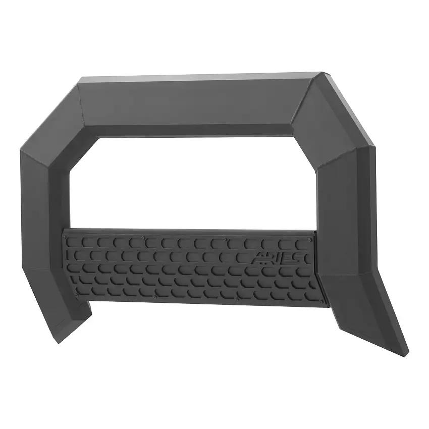ARIES 2164001 AdvantEDGE Black Aluminum Truck Bull Bar, Select Chevrolet Silverado, GMC Sierra 2500, 3500 HD