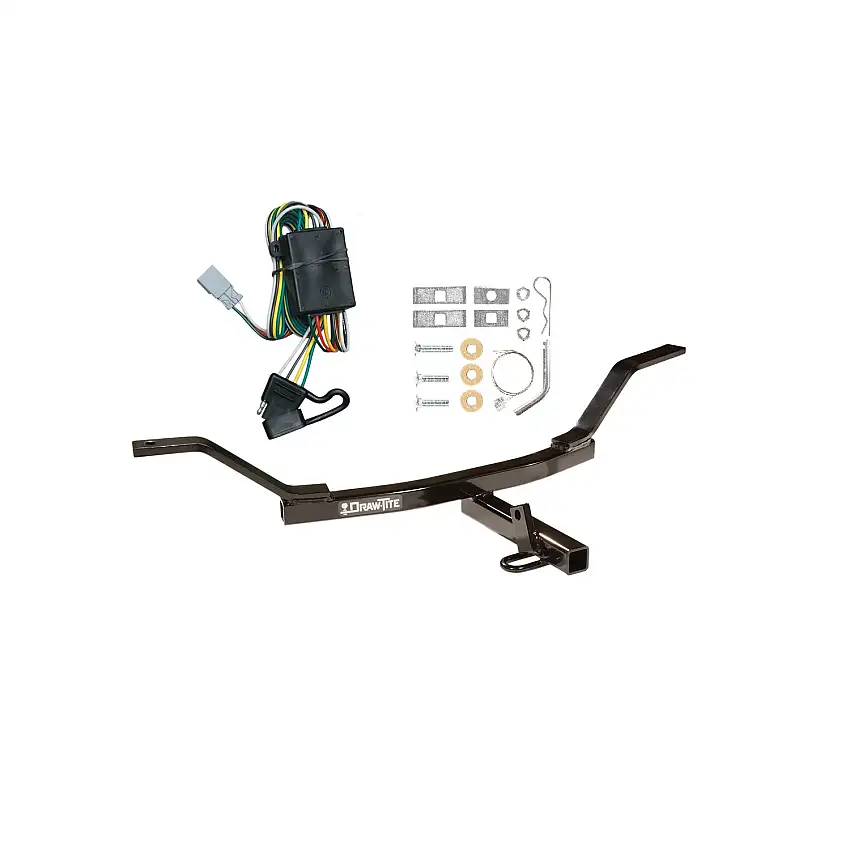 1997-2001 Honda CR-V Draw-tite Class 1 Trailer Hitch, 1-1/4 Inch Square Receiver Bundle w/ Plug-n-Play T-One Wiring Harness