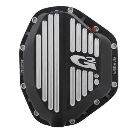 Dana 80 Aluminum Differential Cover Ball Milled Black Finish G2