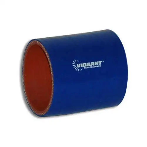Vibrant 4" Silicone Coupler 4" Id X 3" Long- Blue 2718B