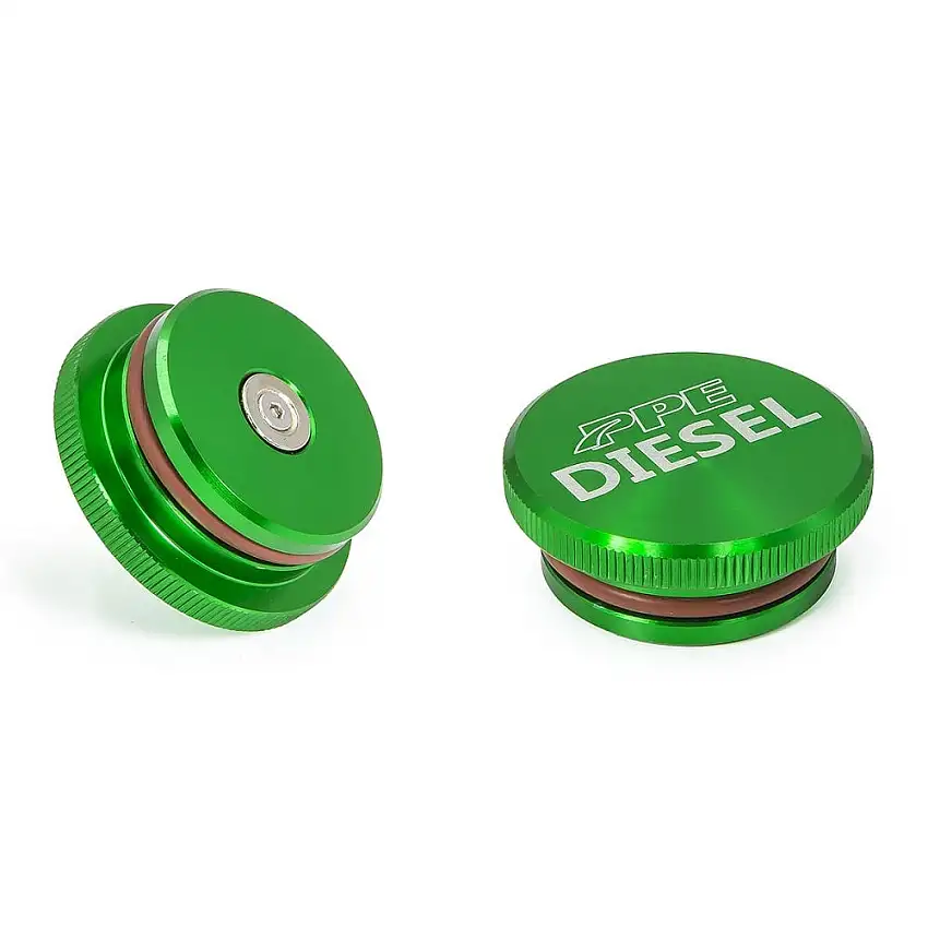 PPE Anodized Billet Aluminum Fuel Cap With Magnet 13-18 6.7L Cummins | 14-18 Ram EcoDiesel