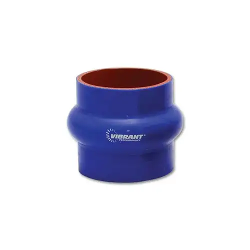 Vibrant 4" Silicone Hump Hose Coupler4" ID X 3" Long- Blue 2736B