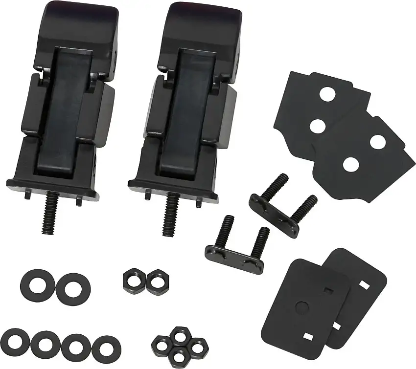 Kentrol Stainless Steel Hood Latch Set for 97-06 Jeep Wrangler TJ & Unlimited 50489-