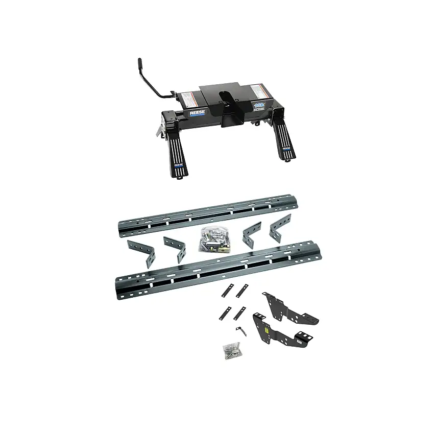 2007-2010 GMC Sierra 3500 HD Reese 16K Fifth Wheel, Dual Jaw, Complete System (Includes Rails & Custom Fit Brackets)