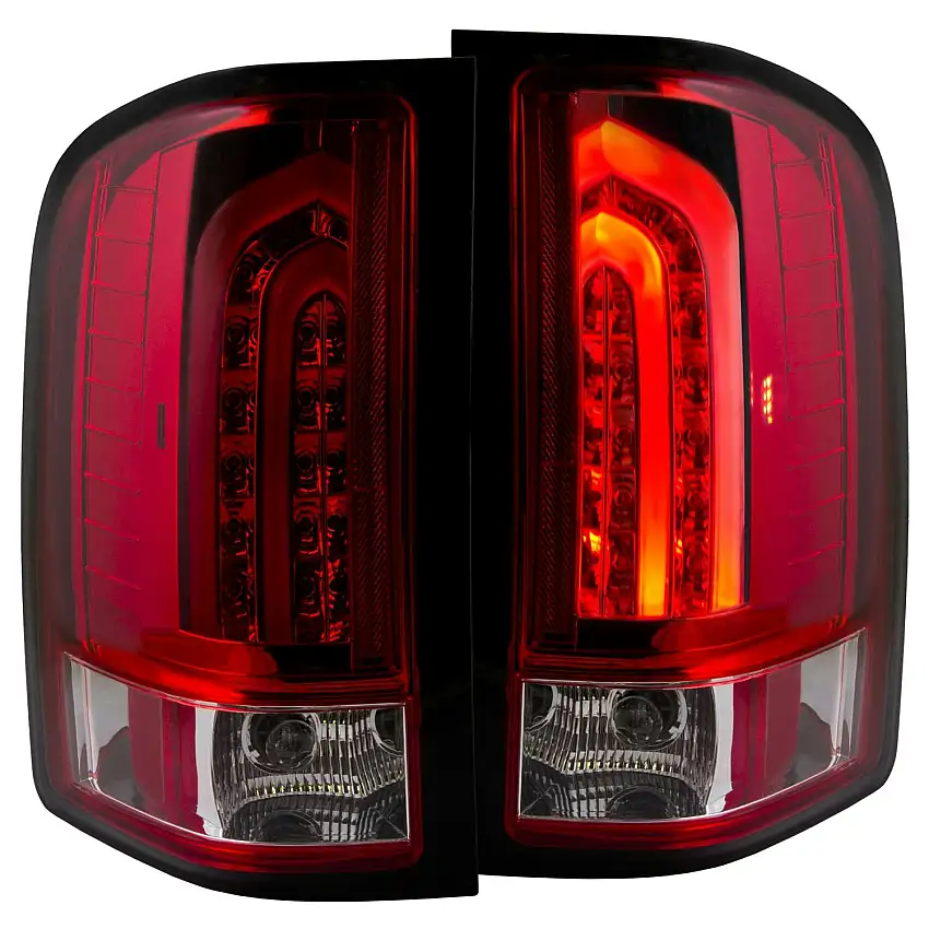 AnzoUSA 311225 LED Taillights Red/Clear G2
