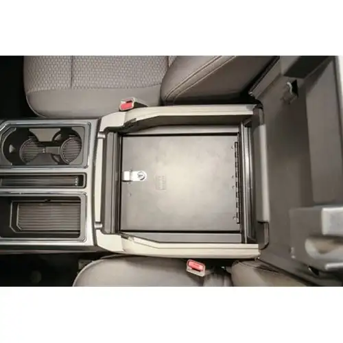 Tuffy Security Center Console Safe 17-22 Ford SuperDuty / 15-20 F-150