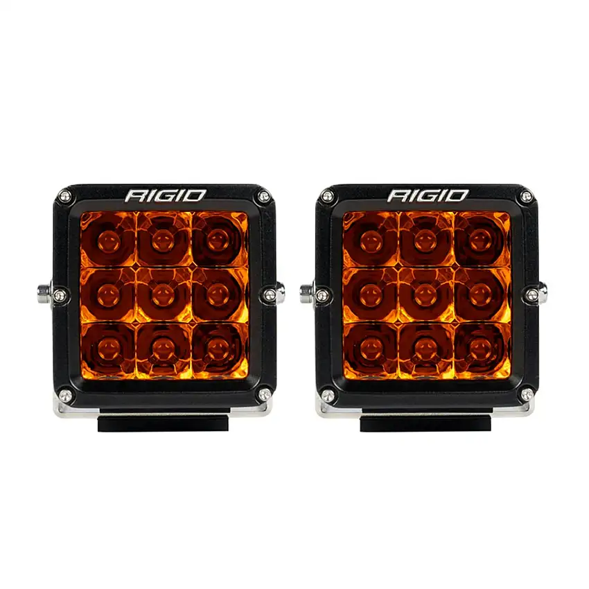 RIGID Industries 322214 D-XL PRO SPOT AMBER PRO LENS ; Pair