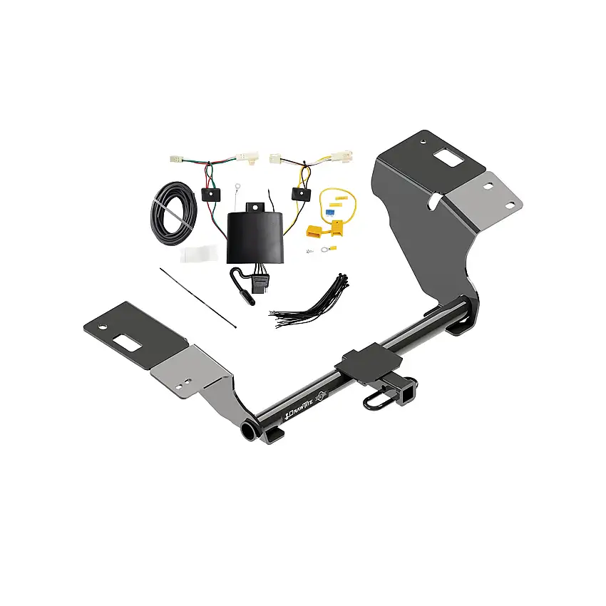 2019-2023 Lexus ES300h Draw-tite Class 2 Trailer Hitch, 1-1/4 Inch Square Receiver Bundle w/ Plug-n-Play T-One Wiring Harness