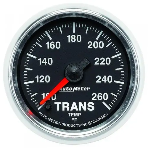Autometer Gs Series Transmission Temp Gauge 100-260 F 3857